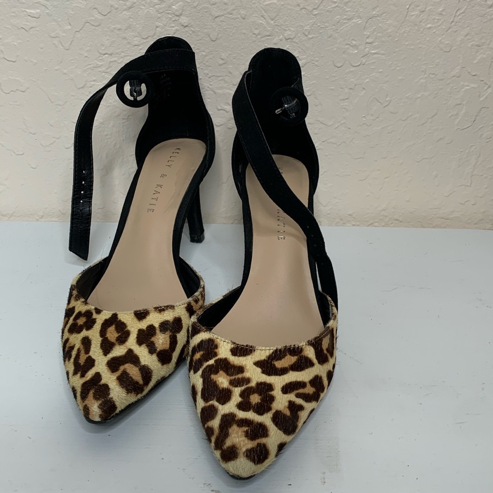Kelly & Katie Cheetah print Mini Pumps